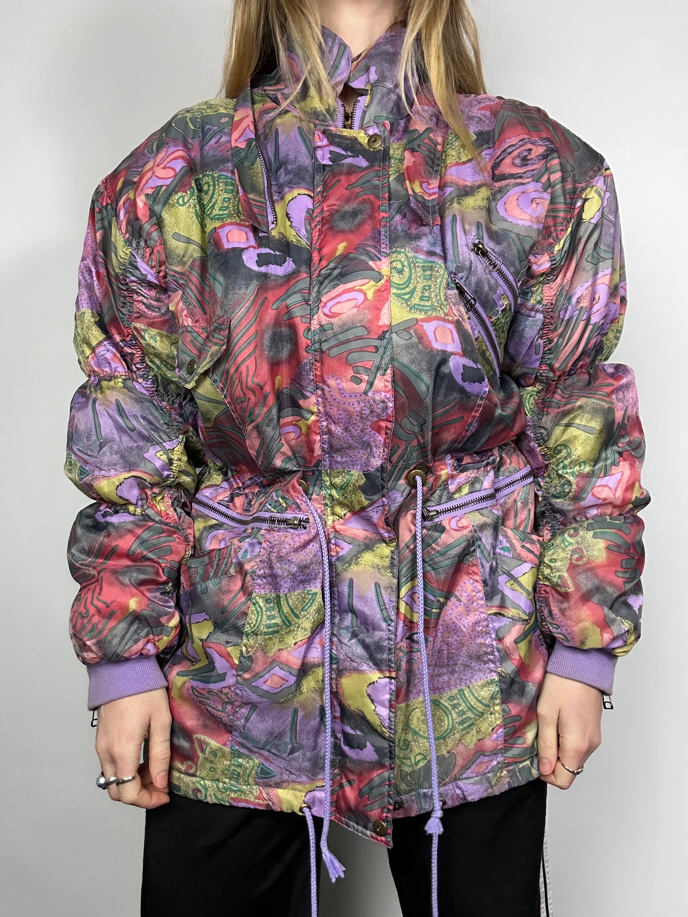 Pink 90's Ski Jacket size L