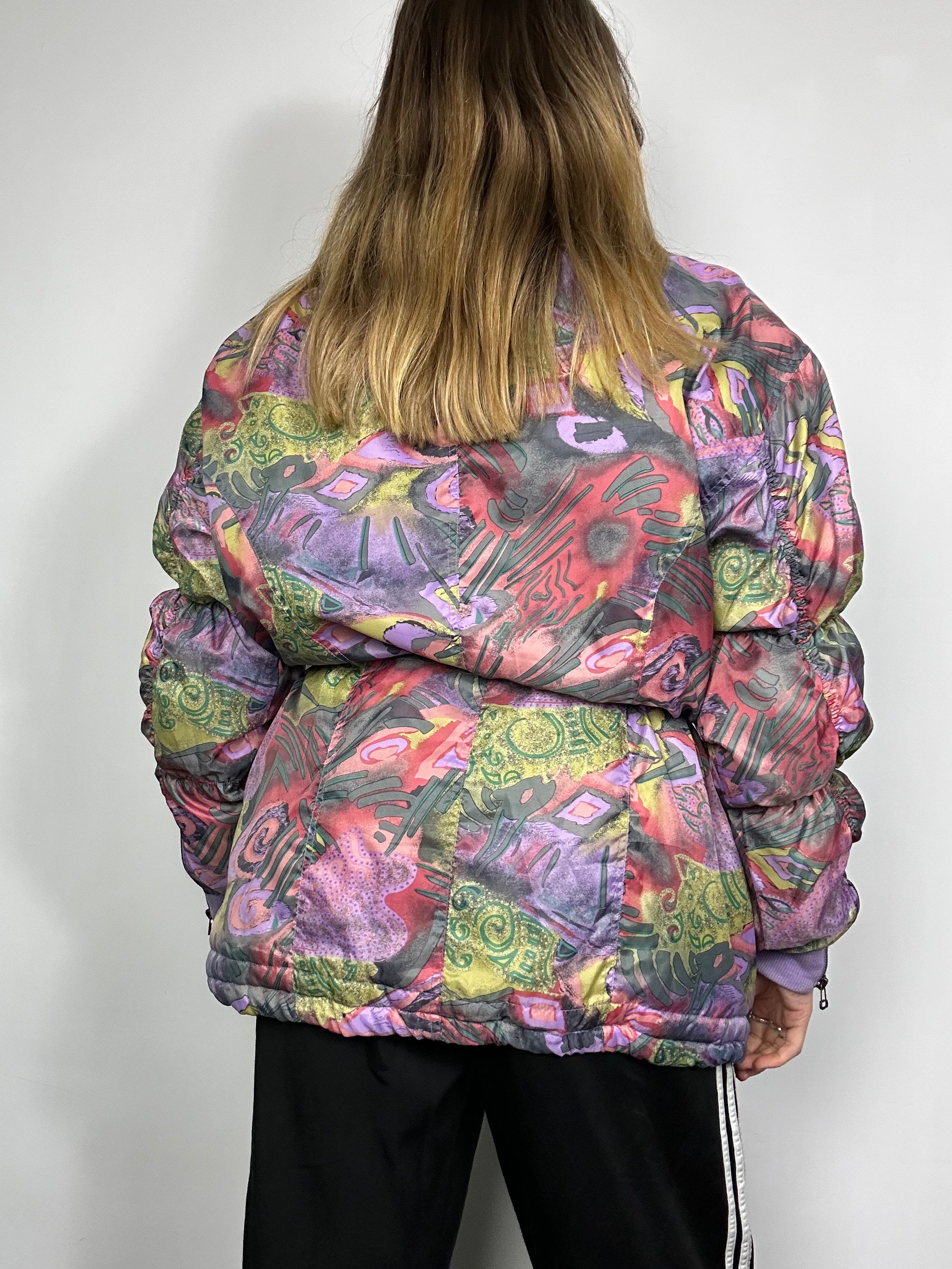 Pink 90's Ski Jacket size L