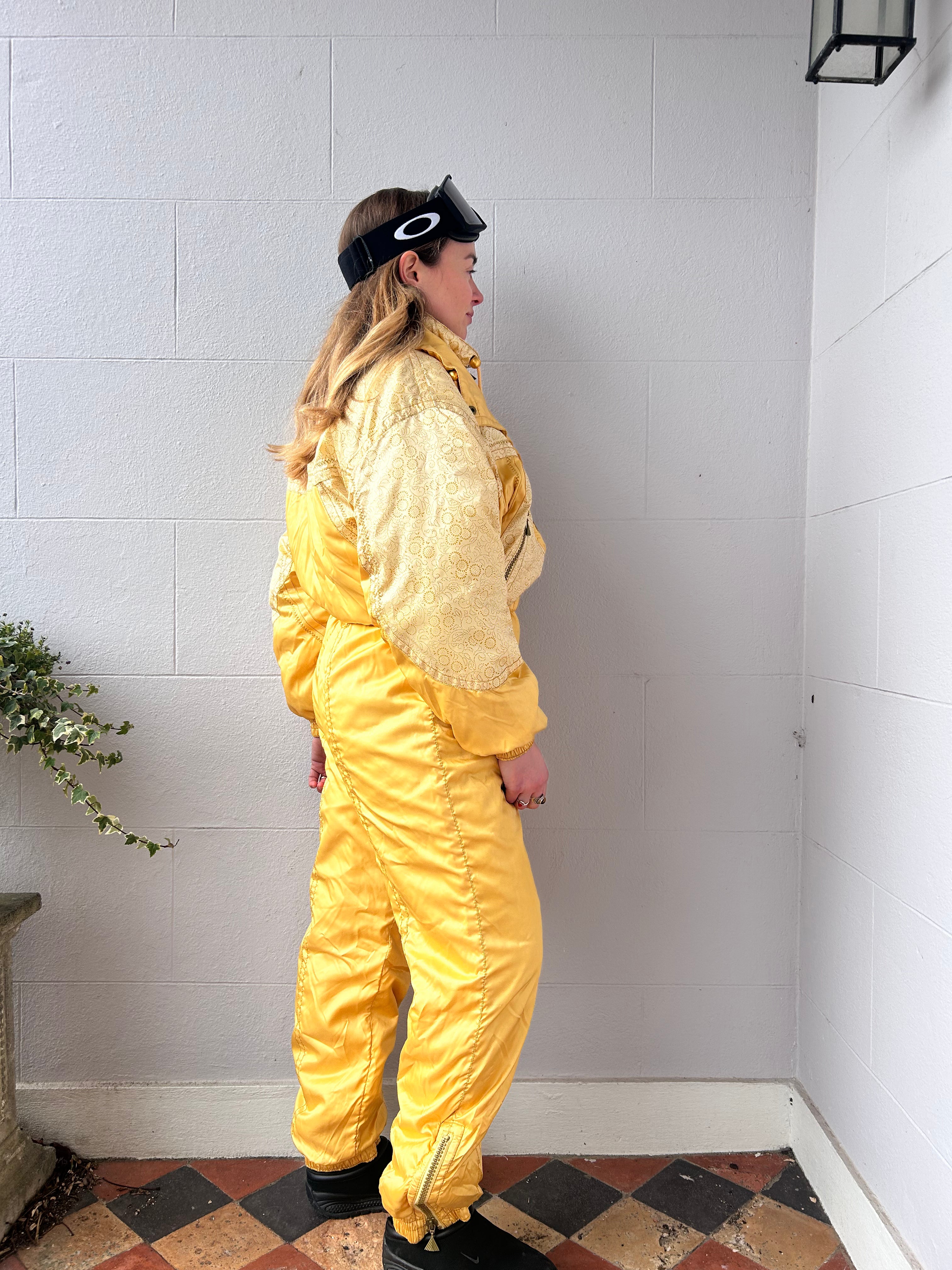 Yellow Ski Suit Size 10