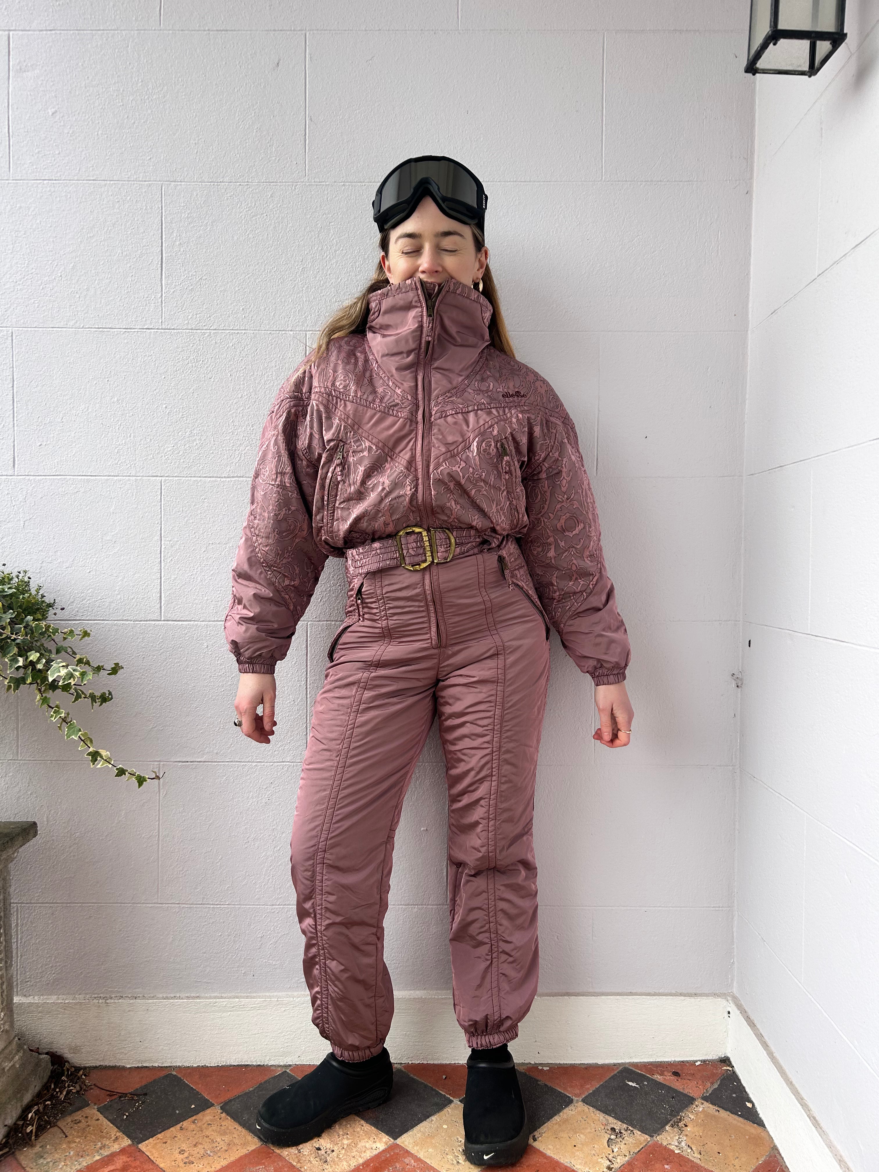 Ellese Taupe Ski Suit Size 8