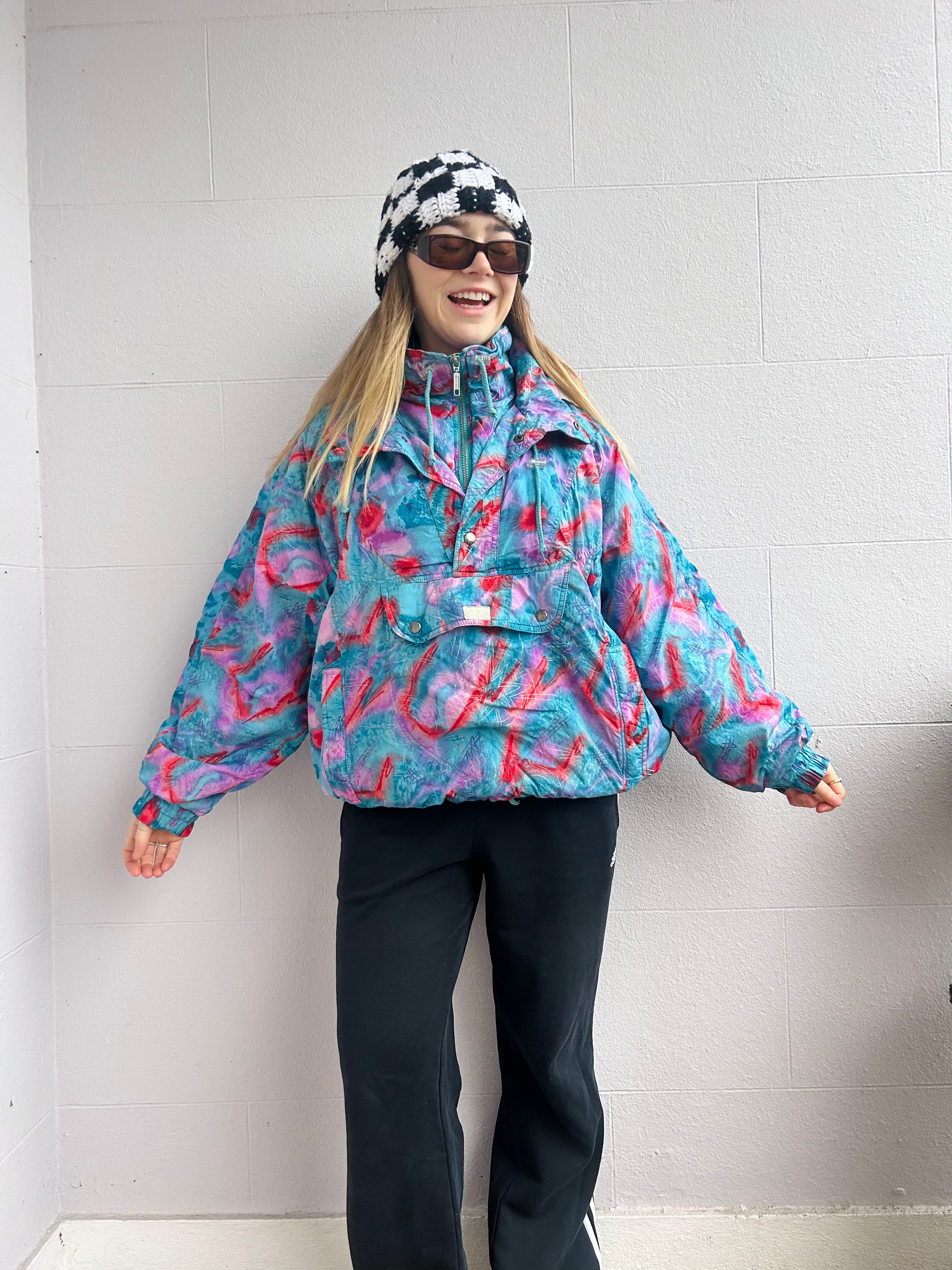 80's Half Zip Ski Jacket Size M