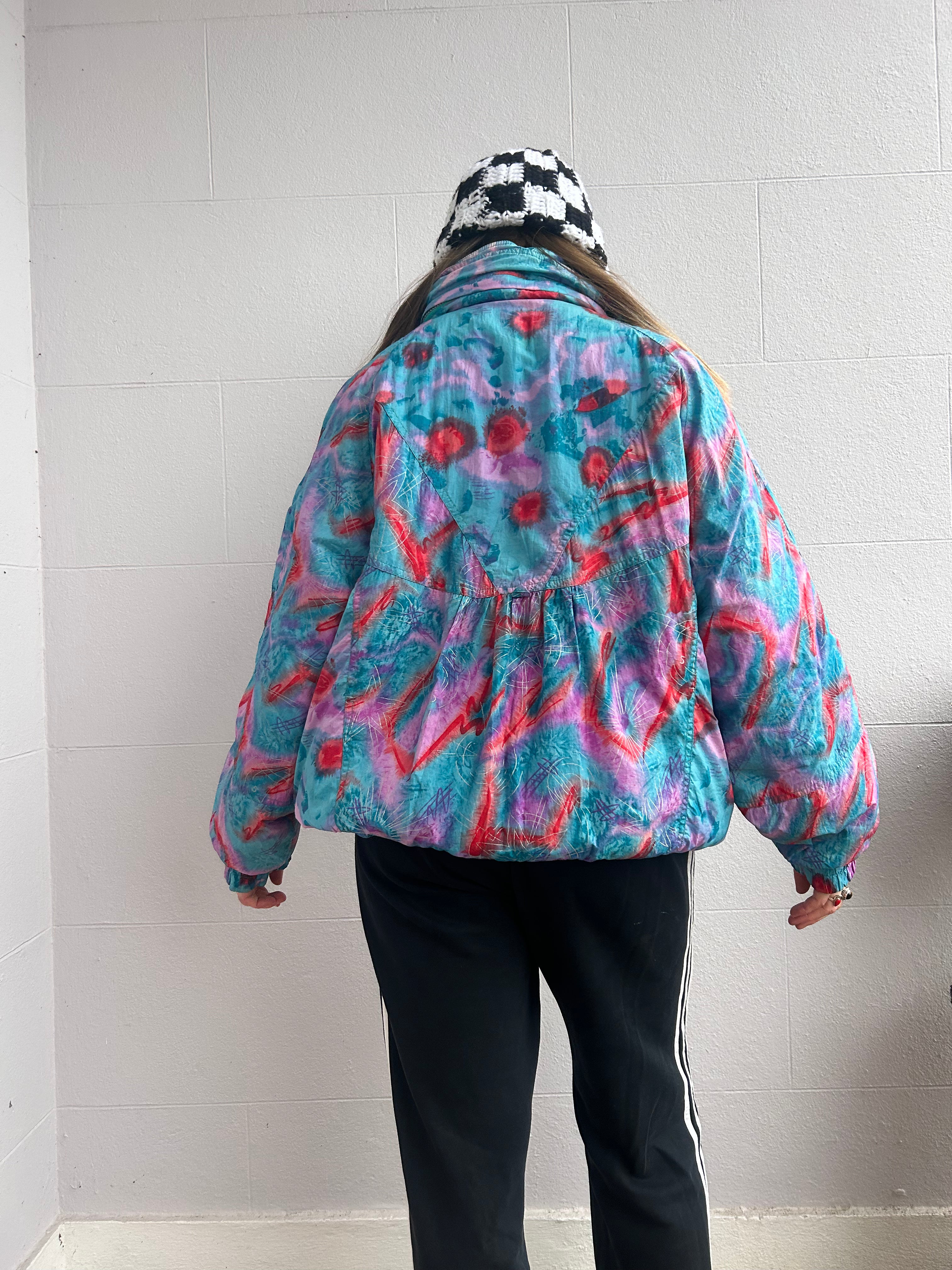 80's Half Zip Ski Jacket Size M