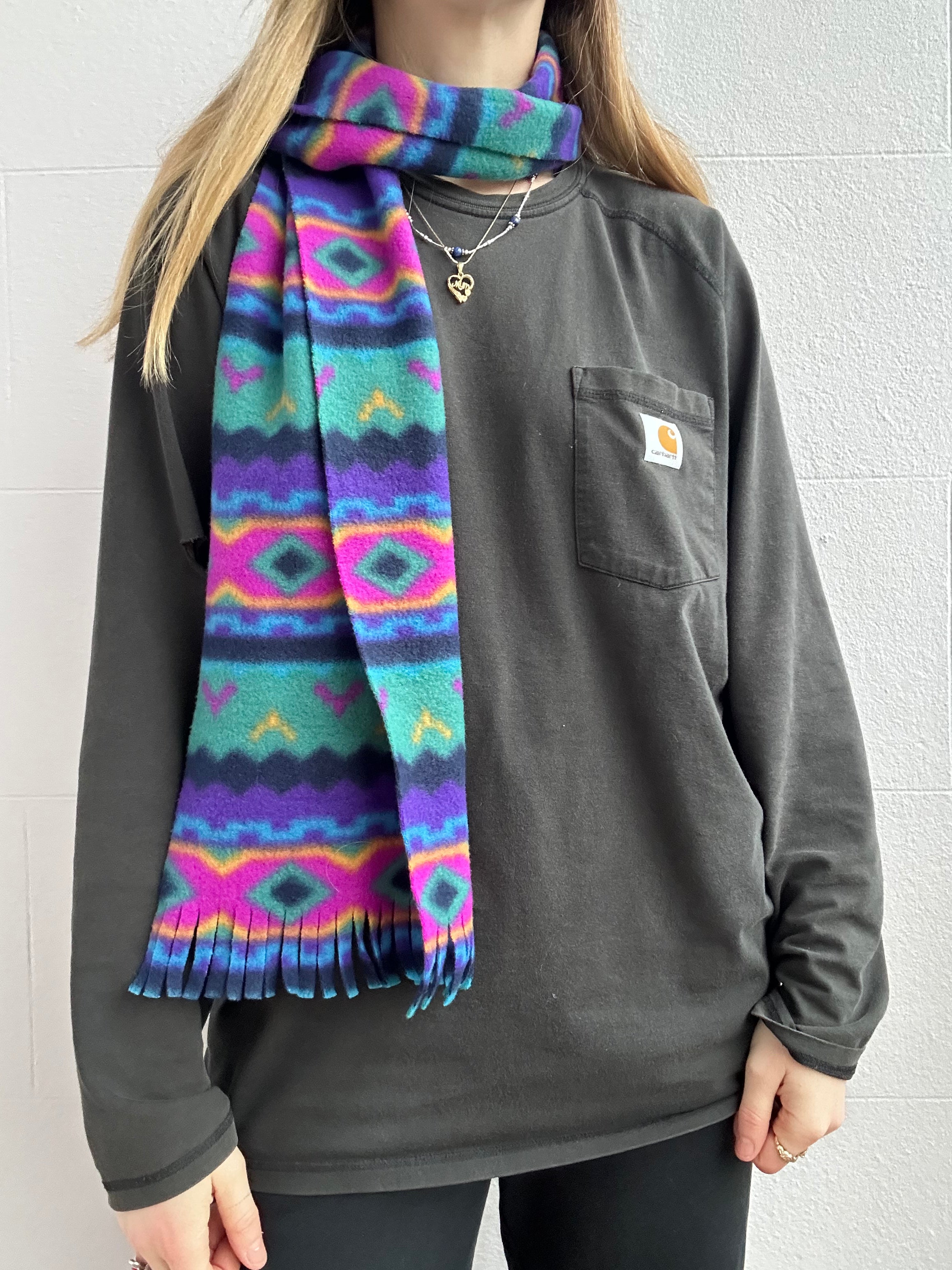 Aztec Fleece Scarf