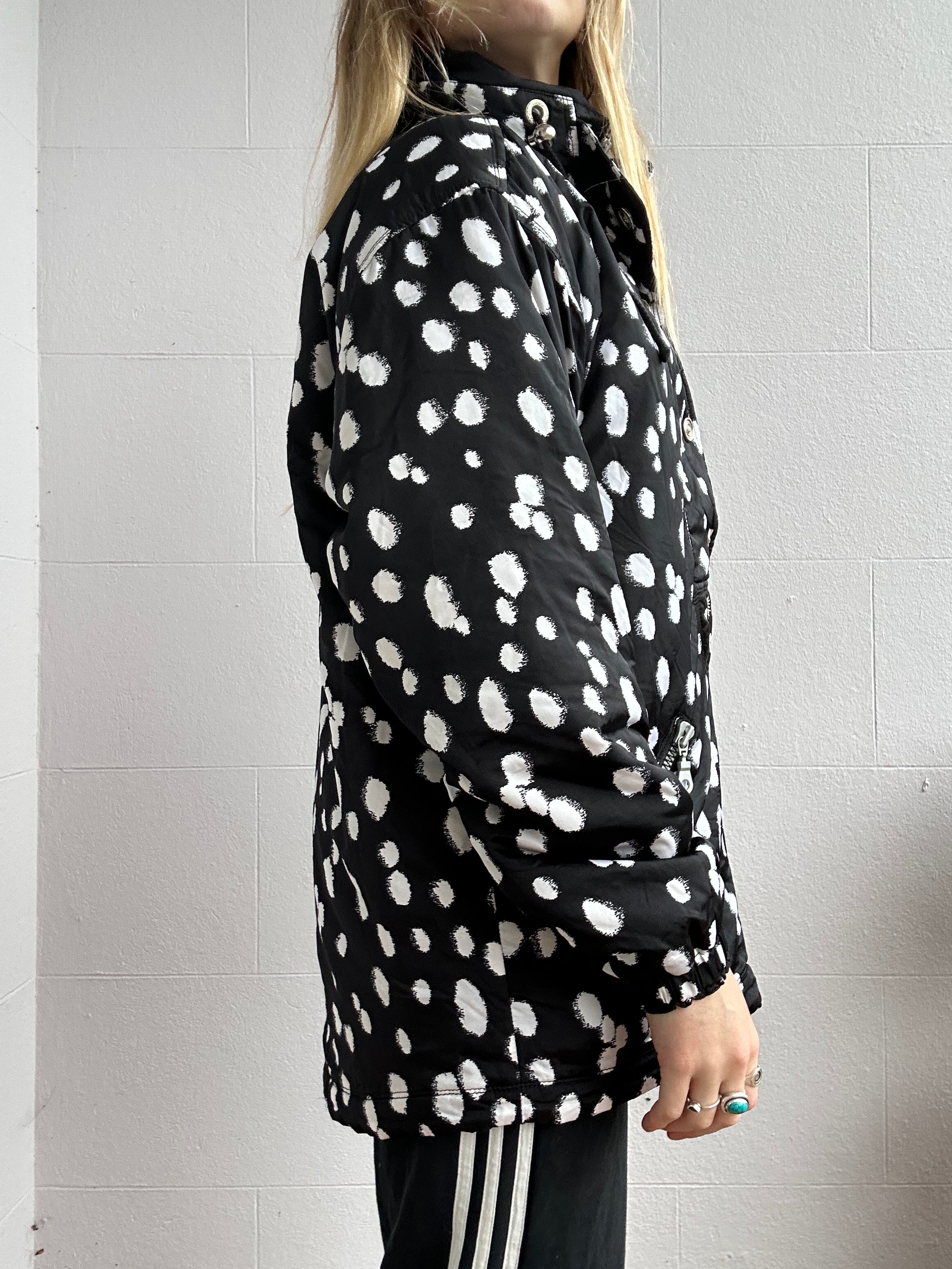 Polka Dot Ski Jacket Size M