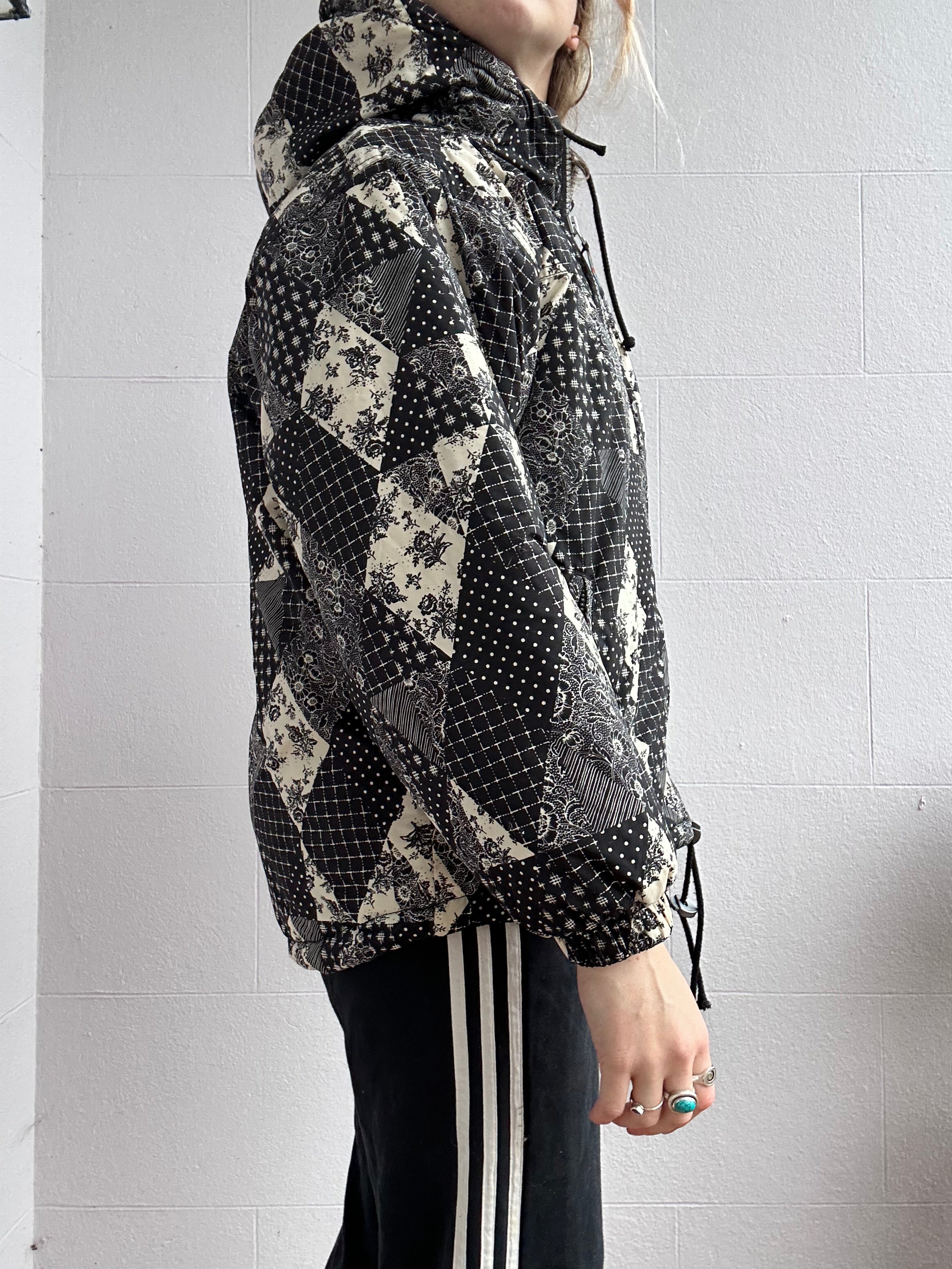 70's Paisley Print Ski Jacket Size S